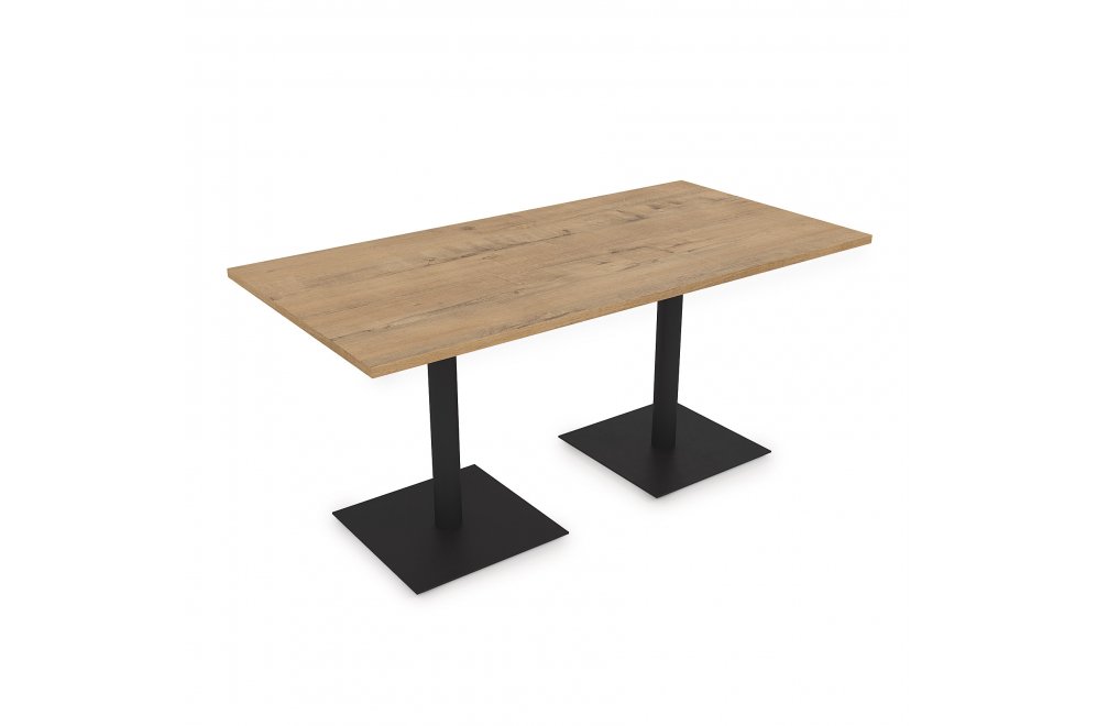 Стол EXTEND-120 (1200*800*740) teakwood/черный