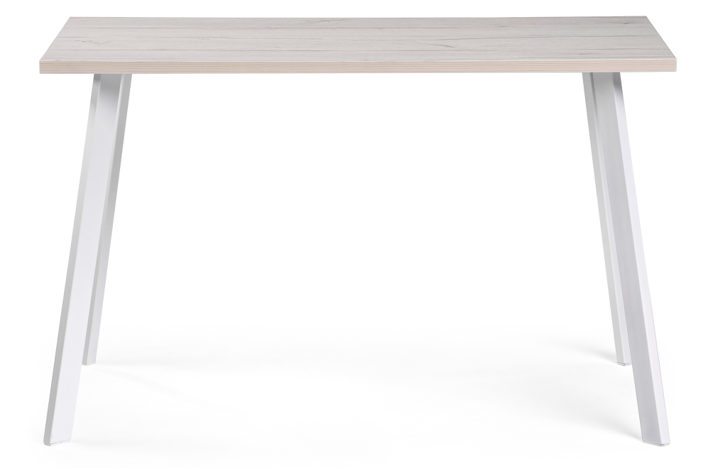 Стол Тринити Лофт 140 25 мм юта / белый матовый