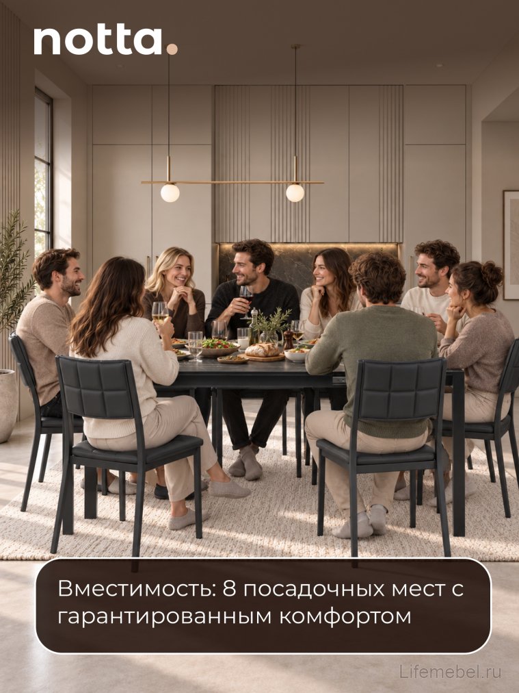 Стол Центавр 120(160)х70х75 файерстоун / черный матовый