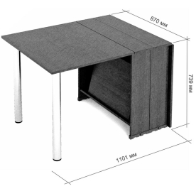 Стол-книжка СКР-16 2300