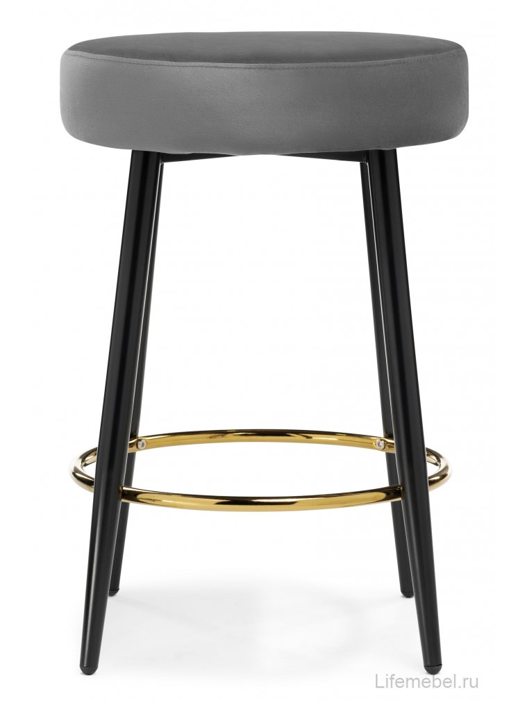 Барный стул Plato dark grey