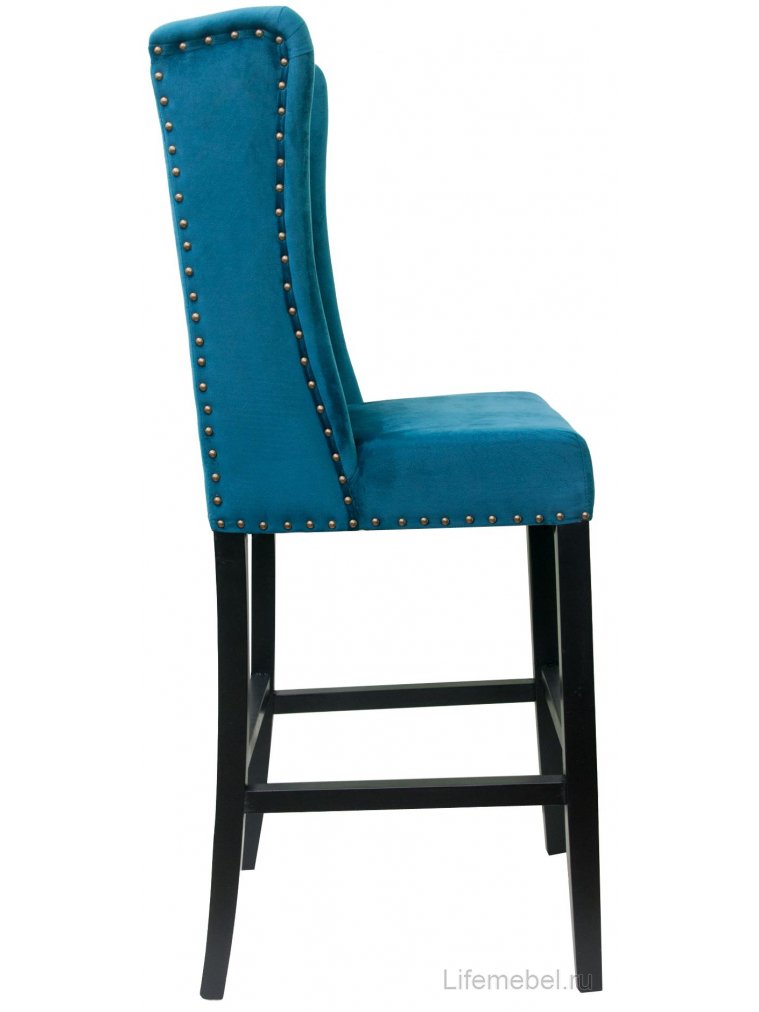 Барный стул Skipton 5KS27623-BLUE blue velvet