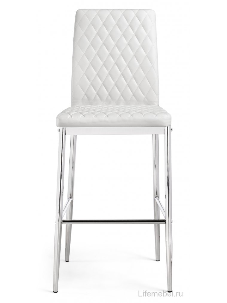 Барный стул Teon white / chrome