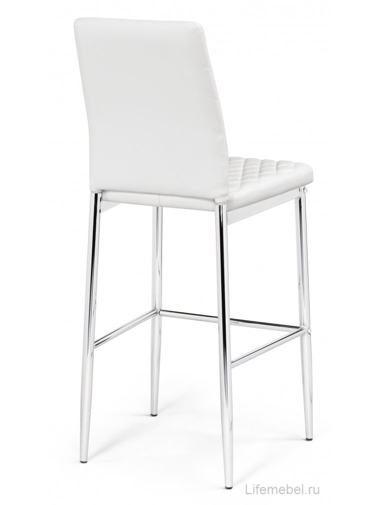 Барный стул Teon white / chrome
