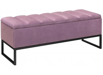 Банкетка Cube dusty pink / черный
