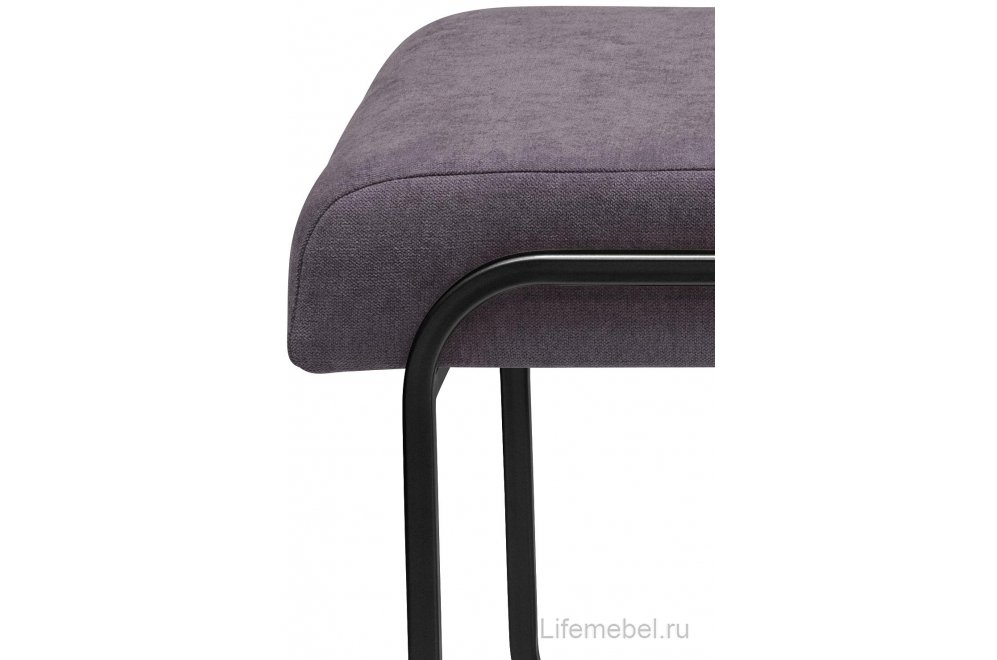 Банкетка Siena Mini микрошенилл antracite / черный