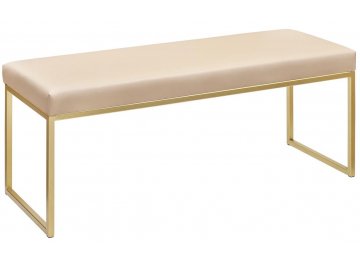 Банкетка Alba Smart золото / light beige
