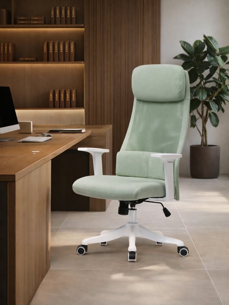 Компьютерное кресло Salta light green / white