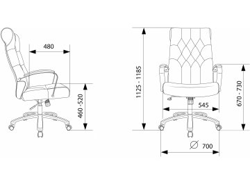 Компьютерное кресто Бюрократ T-9928SL Fabric
