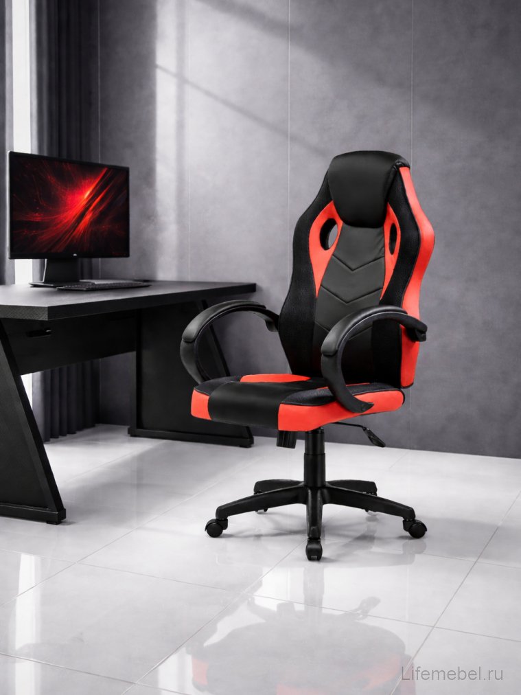Компьютерное кресло Kard black / red