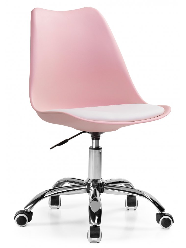 Компьютерное кресло Kolin pink / white