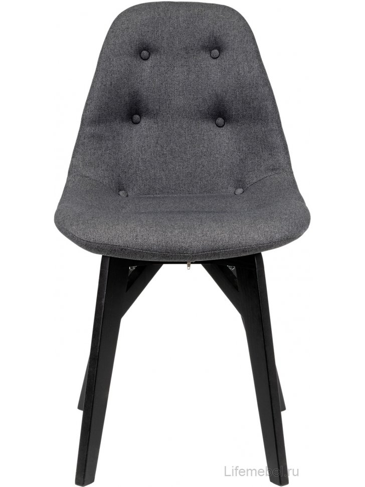 Деревянный стул Eames темно-серый / венге