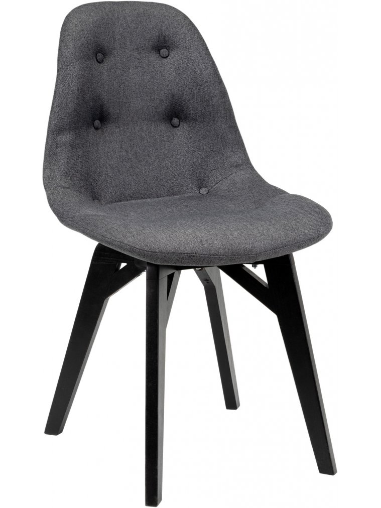 Деревянный стул Eames темно-серый / венге