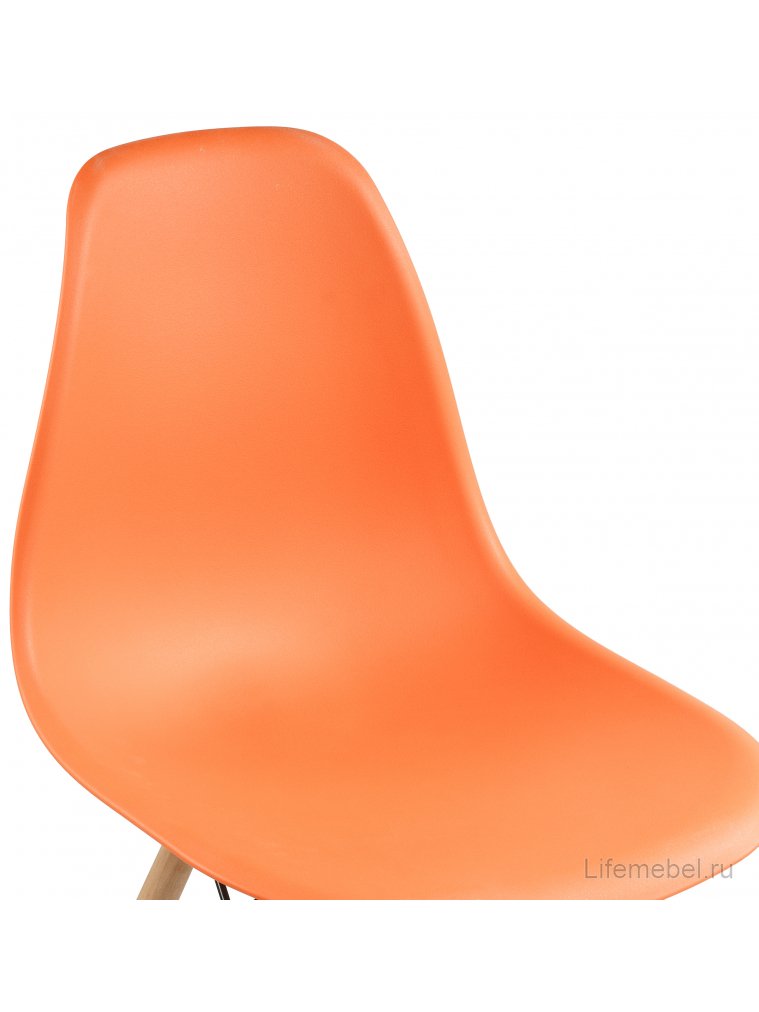 Пластиковый стул Eames PC-015 orange