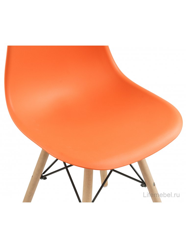 Пластиковый стул Eames PC-015 orange