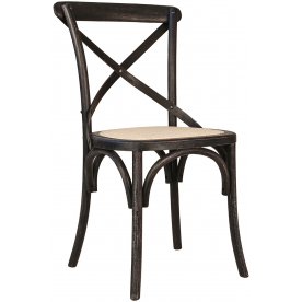 Стул Cross Back Black Brush