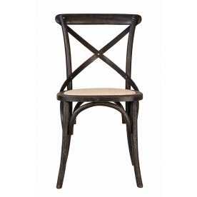 Стул Cross Back Black Brush