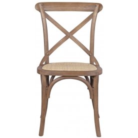 Стул Cross Back Brown