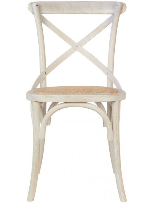 Стул Cross Back White Brush