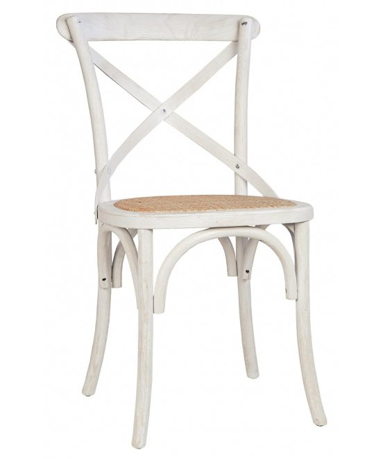 Стул Cross Back White Brush