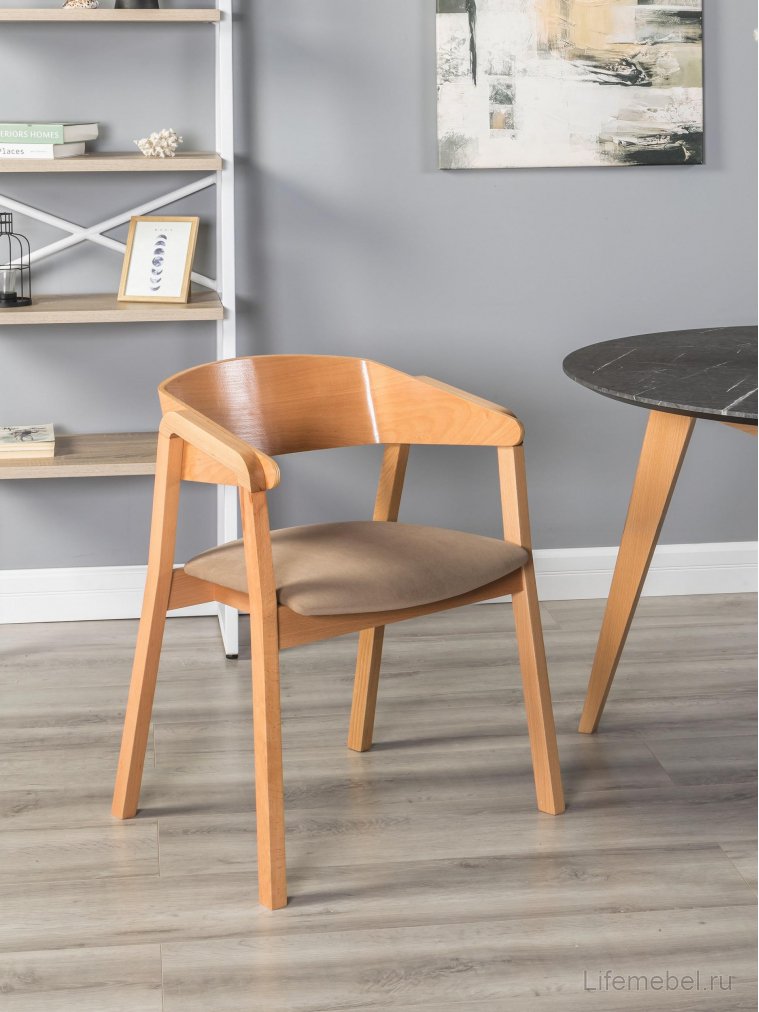 Кресло Dalia beige / натуральное