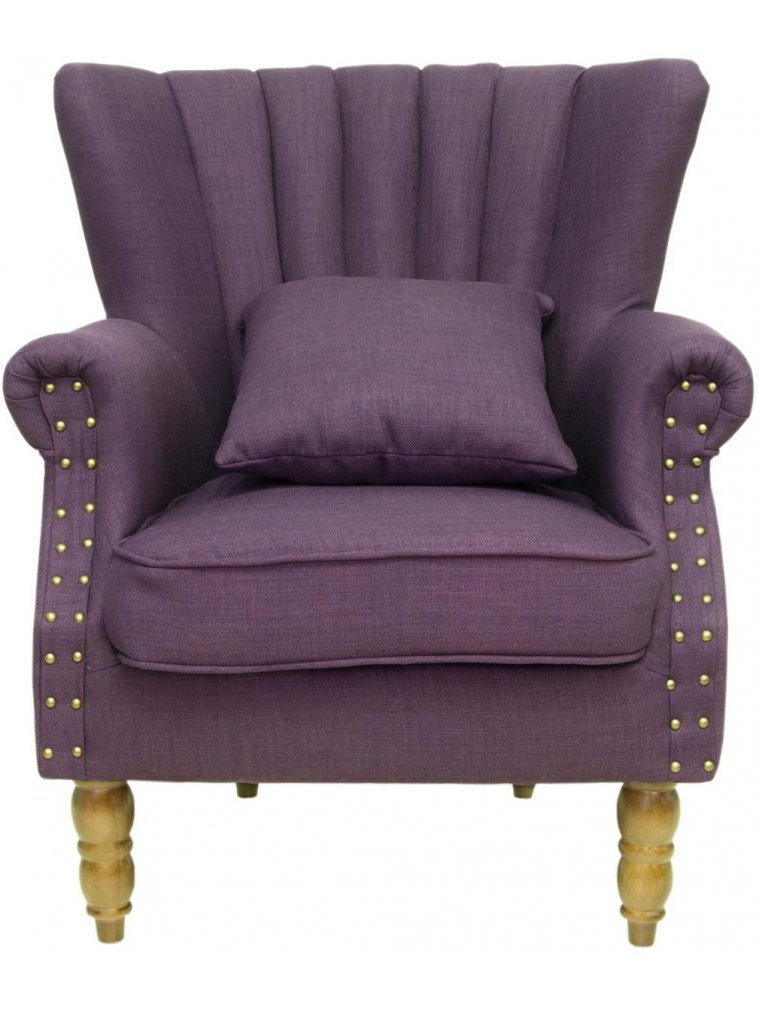 Кресло с пуфом Lab 5KS24036-V violet