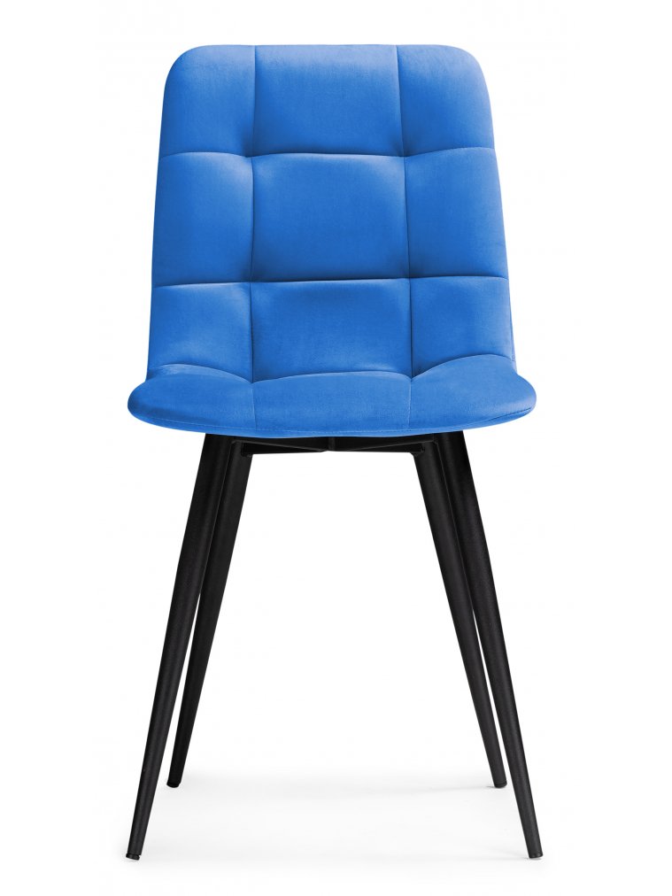 Стул на металлокаркасе Fox 01 blue / black