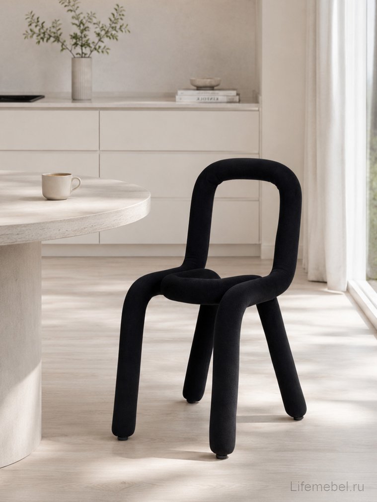 Стул на металлокаркасе Garden black