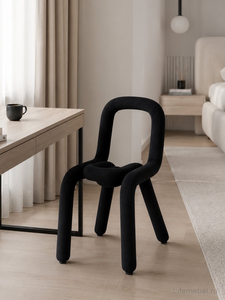 Стул на металлокаркасе Garden black