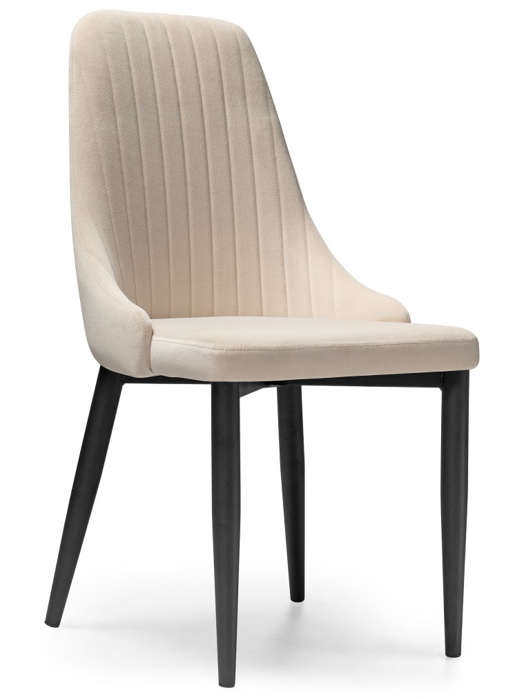 Стул на металлокаркасе Kora beige / black