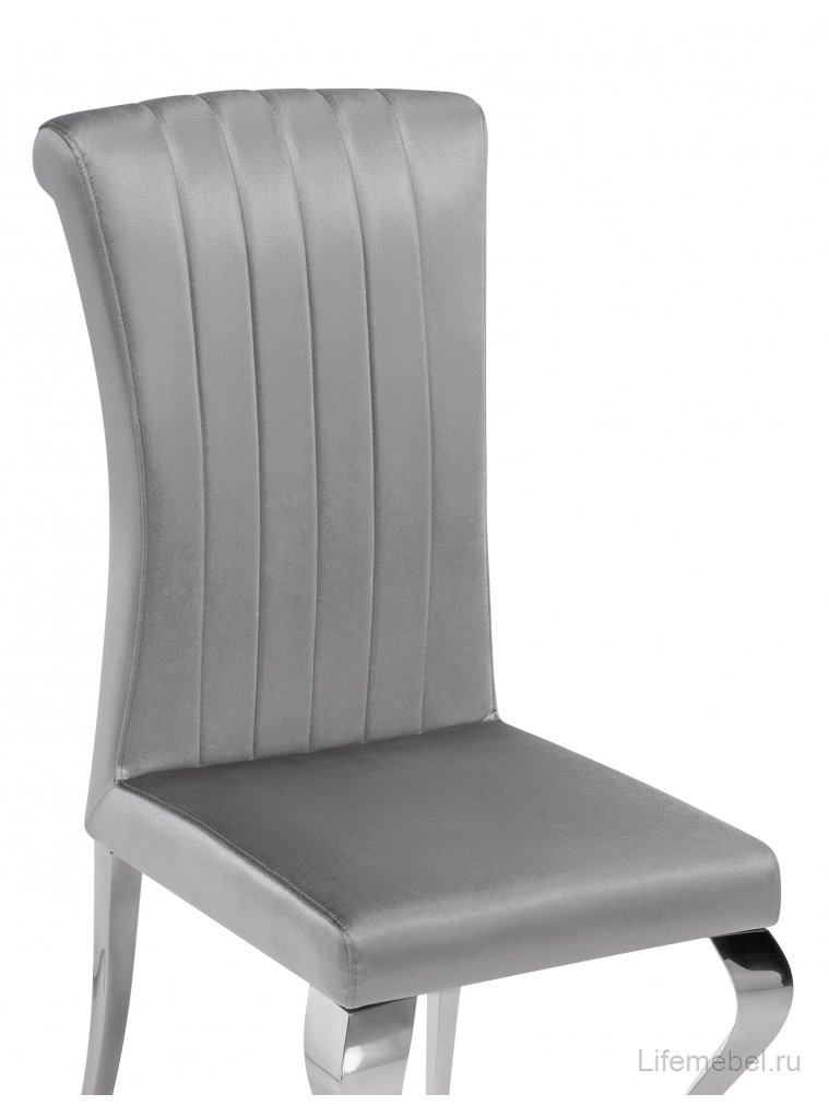 Стул на металлокаркасе Lund dark grey / steel