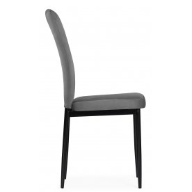 Стул на металлокаркасе Rek dark gray / black