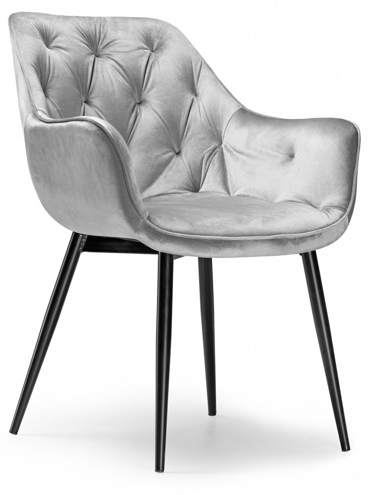 Стул на металлокаркасе Remo light gray