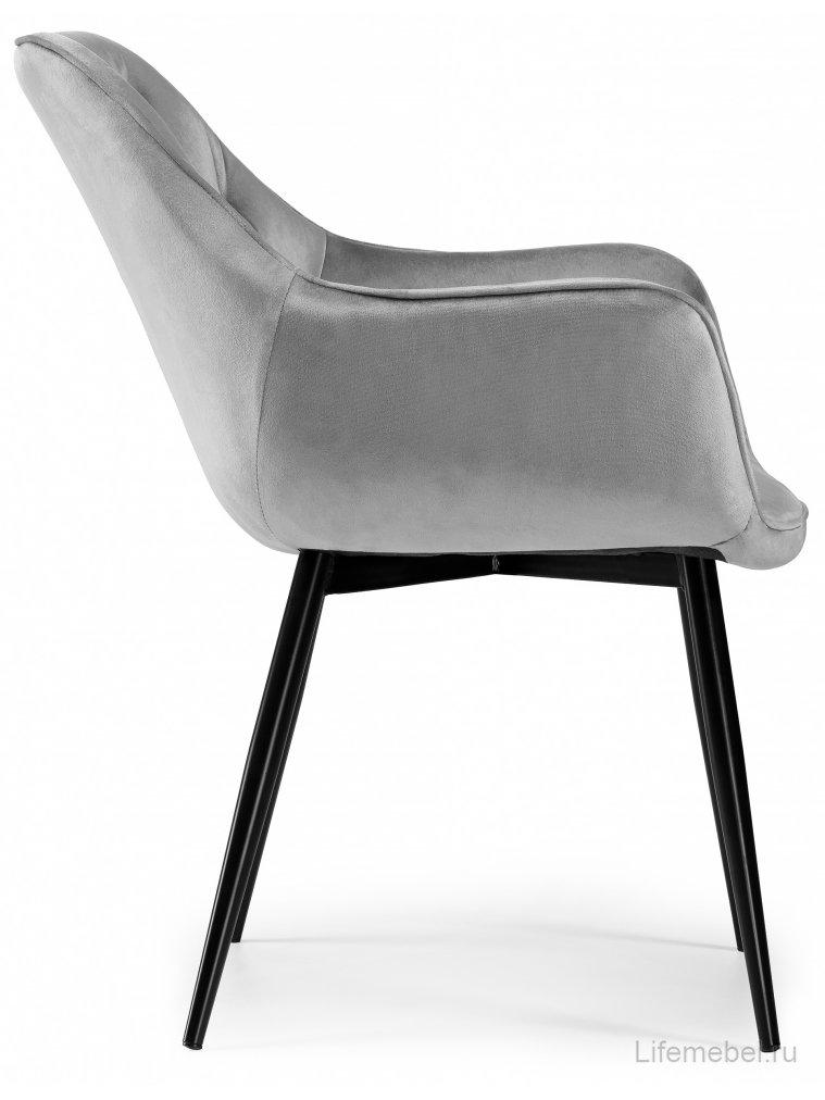 Стул на металлокаркасе Remo light gray