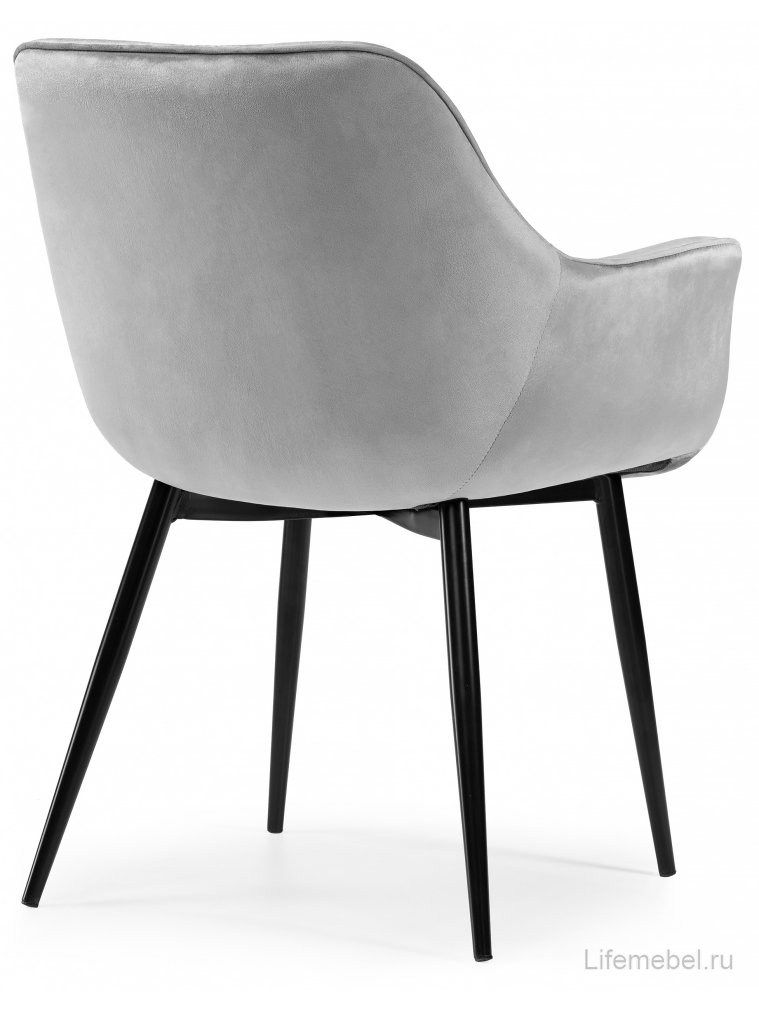 Стул на металлокаркасе Remo light gray