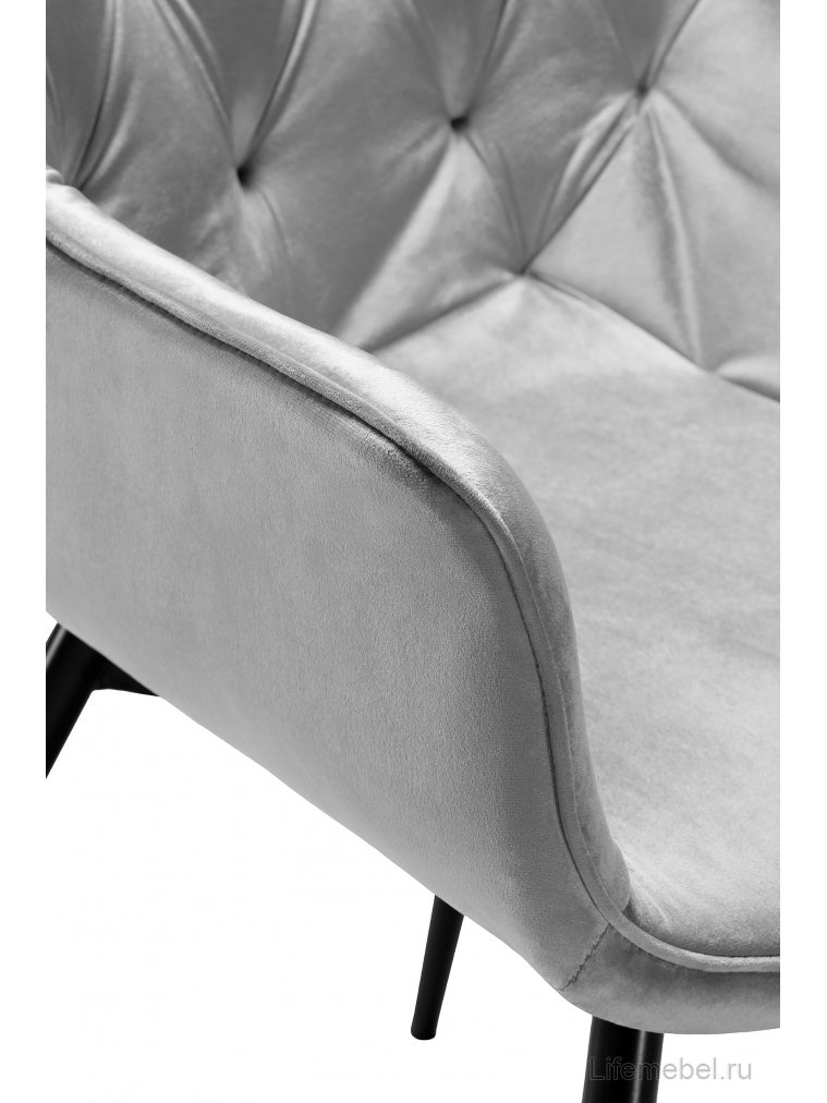 Стул на металлокаркасе Remo light gray