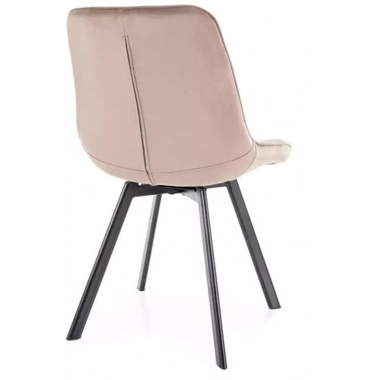Стул на металлокаркасе Monti Velvet Bluvel 40