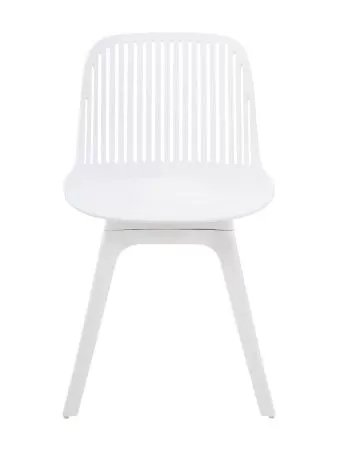 Пластиковый стул Grace DC271 белый / белые ноги
