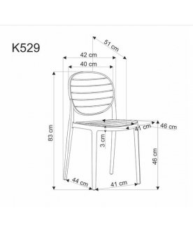 Пластиковый стул K529