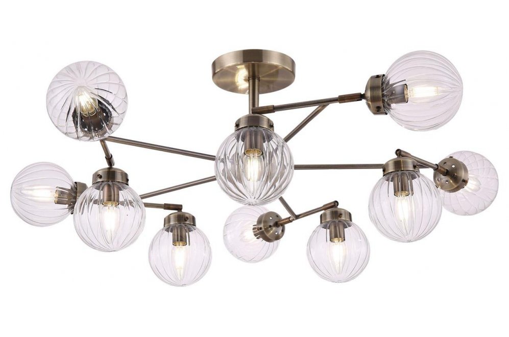 Люстра на штанге Daisy FR5041PL-10BS