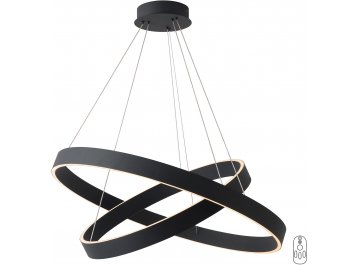 Люстра с пультом управления TRON SP123W LED BLACK