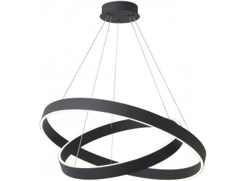 Люстра с пультом управления TRON SP123W LED BLACK