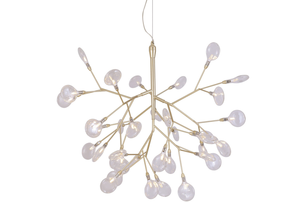Подвесная люстра EVITA SP36 GOLD/TRANSPARENT