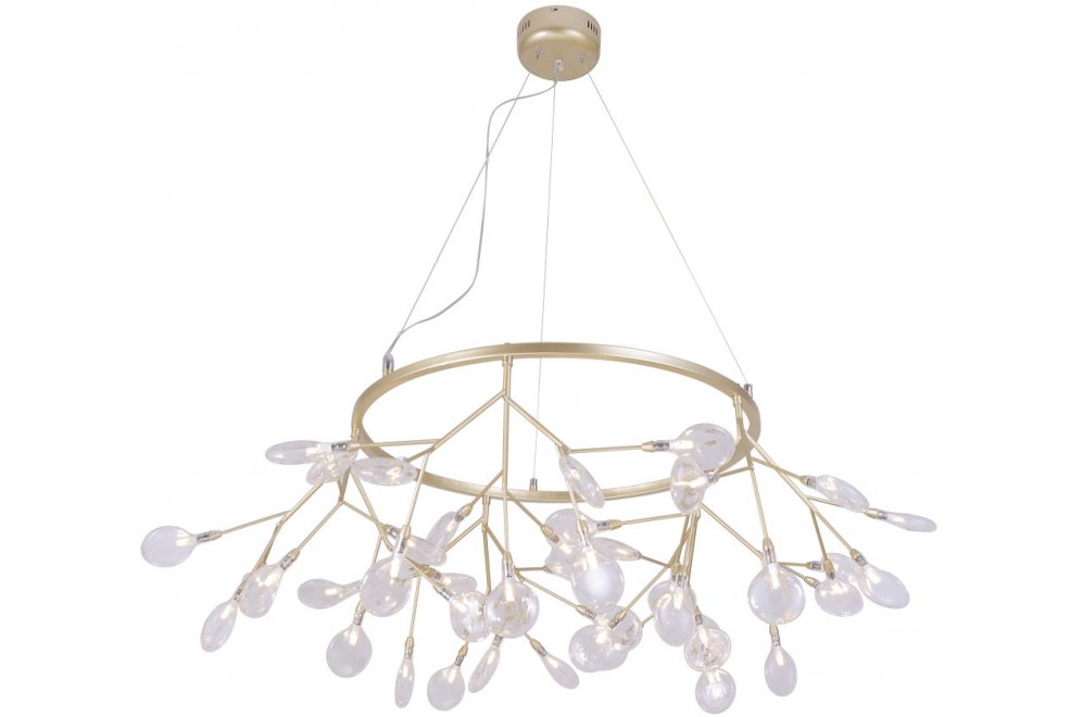 Подвесная люстра EVITA SP45 D GOLD/TRANSPARENT