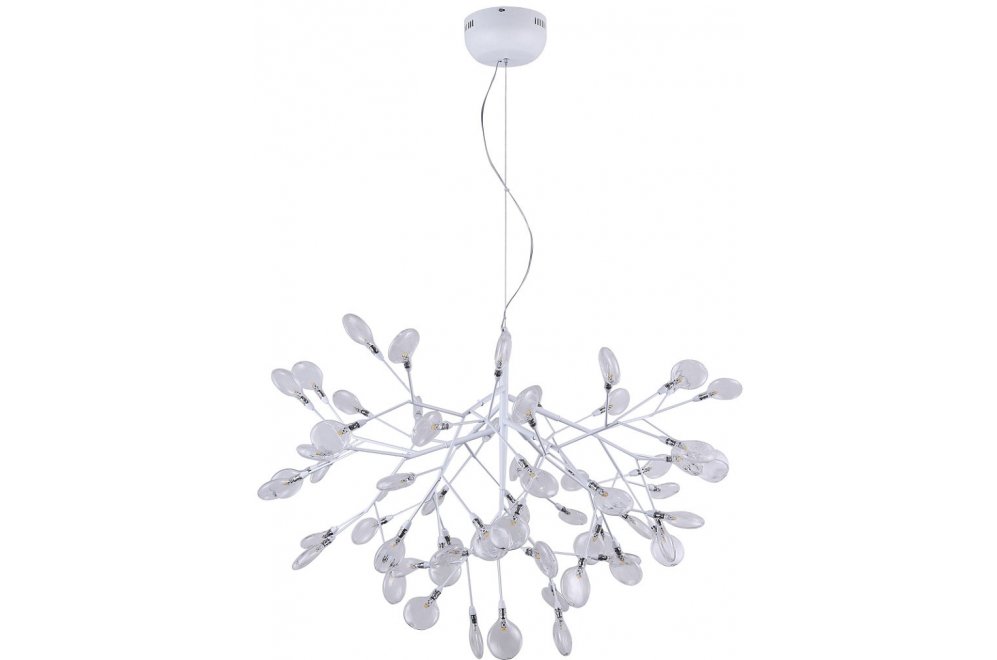 Подвесная люстра EVITA SP63 WHITE/TRANSPARENT