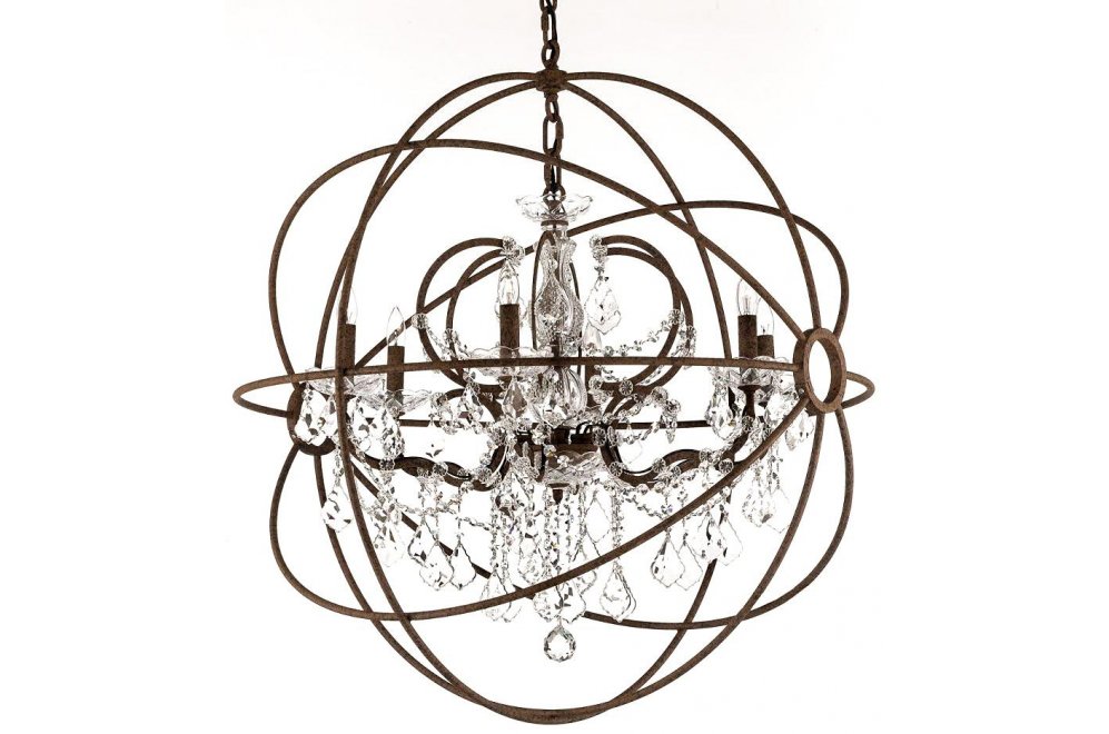 Подвесная люстра Foucault's Orb Crystal D75