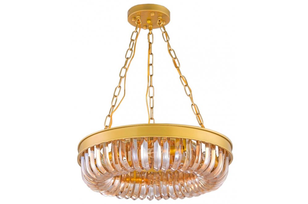 Подвесная люстра Terra gold amber WTL214-11-BR