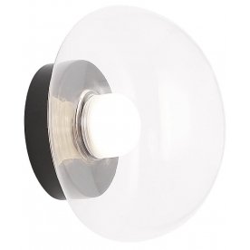 Настенный светильник BOSQUE AP1 BLACK/TRANSPARENT