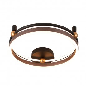 Потолочный светильник FERNANDO PL48W LED COFFEE/BLACK
