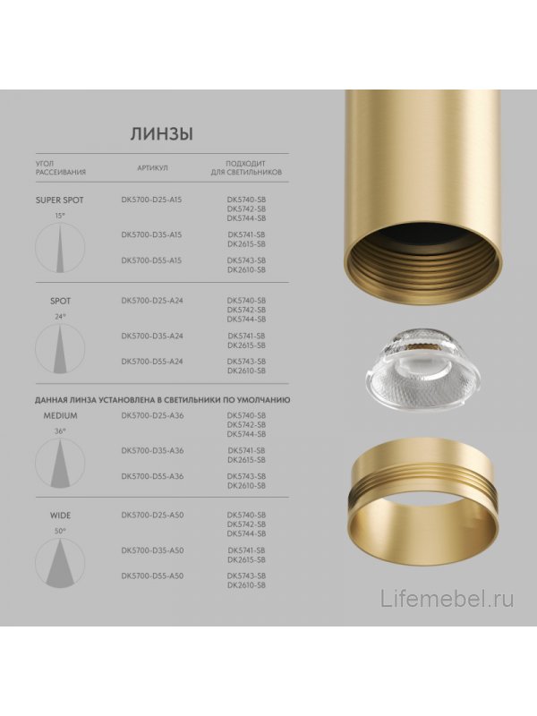 Трековый светильник Денкирс Шайн Спот DK5740-SB